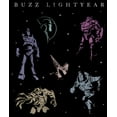 thumbnail image 2 of Boy's Lightyear Buzz in Space  Pull Over Hoodie Black Medium, 2 of 4