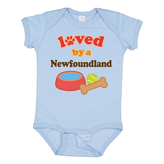 Inktastic Newfoundland Dog Lover Boys or Girls Baby Bodysuit