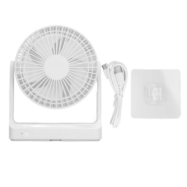 Ventilador montado en la pared,Ventilador portátil con ventilador nocturno con ventilador de mesa pequeño ligero Salida de alta intensidad