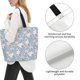 thumbnail image 3 of Disketp Lily Flower Bolsa Tote Estampada para Mujer, Bolso de Hombro y de Mano para Compras y Viajes, 3 of 8