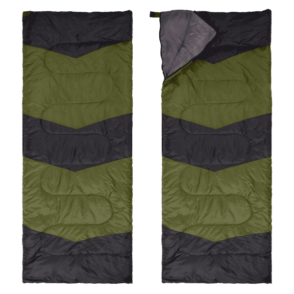 Cotinse Sleeping Bag for Camping -Backpacking Lightweight Sleeping Bag for Adult - 2lb Green