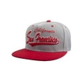 thumbnail image 1 of Original City Caps Baseball Snapback Hat - San Francisco - Grey/Red, 1 of 2
