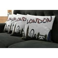thumbnail image 2 of Ambesonne Colorful Throw Pillow Cover 4 Pack, London Tower Cartoon, 24", Multicolor, 2 of 6