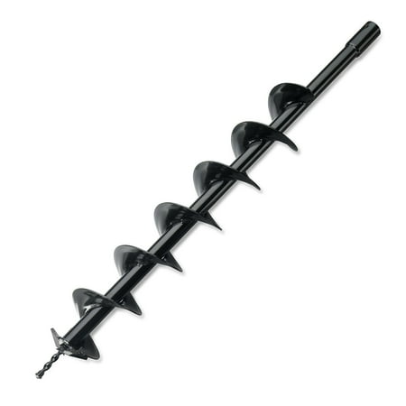 Auger Bit File - Hiltex 10245 4 x 30-Inch Steel Gardening Auger Bit | 3/4-Inch Shaft