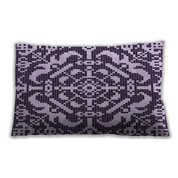 Ahgly Company Indoor Rectangular Contemporary Lumbar Throw Pillow, 13 inch by 19 inch