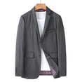 thumbnail image 4 of Blazer de hombre de talla grande 6XL 7XL 8XL, chaqueta de traje informal de rayas para negocios, abrigos de otoño, vestido de boda para oficina, ropa de marca de gran tamaño, 4 of 4