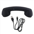 thumbnail image 1 of Combiné Téléphonique Rétro Sans Fil et Combinés Téléphoniques Filaires Récepteurs Écouteurs pour Téléphone Mobile,1 x Combiné Téléphonique Rétro,Noir, 1 of 8