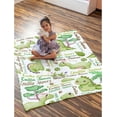 thumbnail image 6 of Yibo Dinosaur Alphabet Blanket Flannel Soft and Comfortable Anti-static Bed Sofa Blanket, 6 of 6