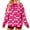 Valentines Day Sweatshirts for Women-A02 Hot Pink, variant on Mifsaly Mens Valentines Day Sweatshirt Hearts Print Long Sleeve Shirts Valentine Gifts Blouse Girlfriend Date Pullover Tops Spring Outfits XL
