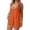 Orange, variant on Women's Plus Size Jumpsuit Stylish Casual Outfit with Double Pockets Comfortable Romper,Red,XL