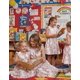thumbnail image 4 of Vestido para Niñas PATPAT con Mangas Volante y Cinturón Floral Albaricoque 11-12 Años, 4 of 9