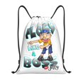 thumbnail image 1 of Zufioo Sac de Sport Imprimé Jeffy, Sac de Gym à Ficelles Lavable en Machine, Sac à Dos à Ficelles Robuste pour Hommes et Femmes-Petit, 1 of 6