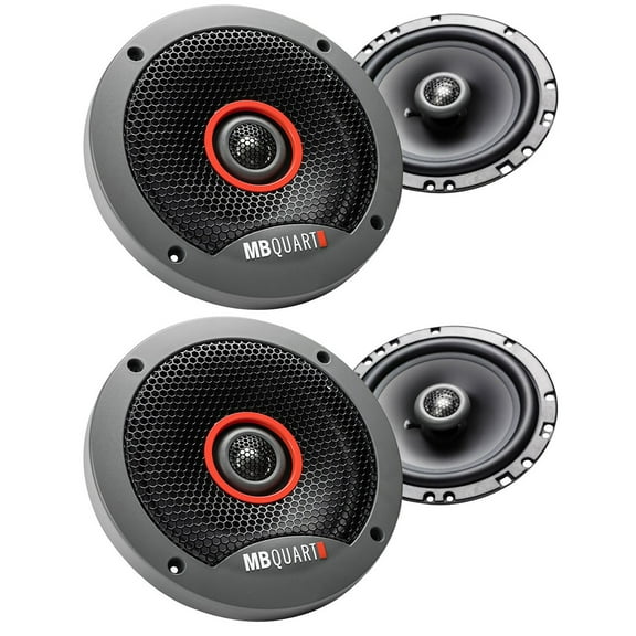 MB Quart FKB116 Formula Series 6.5" 2-Way Coaxial Car Audio Speakers 120W (2 Pair)
