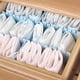 thumbnail image 5 of Divisores de cajones de rejilla de plástico combinación libre resistente divisores de cajones de utilización mejorada ajustables calcetines organizadores fáciles de, 5 of 7
