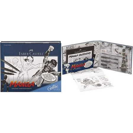 Faber Castell Creative Studio Getting Started Manga Complete Drawing Kit Walmart Com