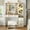 White, variant on White Farmhouse Vanity Desk with LED Mirror & Charging Station, Makeup Vanity Set with Lights, 5 Drawers & Jewelry Storage, Classic White Vanity Table for Bedroom, Home Organization & Gift Idea