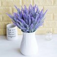 thumbnail image 6 of Purple Artificial Lavender Flowers , Fake Lavender Potted Plant, Decoration for Home Office Garden Wedding 1Pc Artificial Fake Lavender Flower Plants Wedding Party Home Office Decoration, 6 of 8
