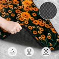 thumbnail image 2 of Daiia Daisies Printed Car Floor Mats Set of 4, Durable Non Slip Auto Floor Carpet, Car Interior Carpets Proof Foot Pads Anti-Slip Cushion Automoetive Accessories, 2 of 6