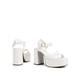 thumbnail image 5 of Sandalia DREAM PAIRS SDHS2330W Blanca con Plataforma y Tacones Gruesos, 5 of 7