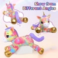 thumbnail image 3 of MorisMos Rainbow Unicorn Stuffed Animal,43" Stuffed Unicorn Plush Toy, 3 of 8