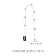 thumbnail image 2 of unbranded 2Pcs Metal Butterfly Hair Chain for Braids Hair Jewelry Suitable for Party and Wedding, 2 of 8