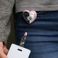 thumbnail image 2 of Supernatural Brothers Winchester Heart Lanyard Retractable Reel Badge ID Card Holder, 2 of 4
