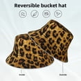 thumbnail image 2 of Balery Golden Leopard Glitter Sombreros para el sol para hombre y mujer, sombrero de pescador con UPF 50+, 2 of 6