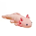 thumbnail image 2 of Peluche de ajolote de 45 cm de largo, ideal para San Valentín, suave y decorativo. Rosa, 2 of 9