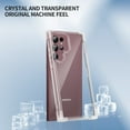 thumbnail image 4 of for Samsung Galaxy S22 Ultra Transparent Back Case, Stylish Frosted Lightweight Drop Protective Ultra Slim Shockproof Anti-scratch Anti-fingerprint Back Case Cover for Samsung Galaxy S22 Ultra, Clear, 4 of 7