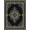 Black, Pattern 19, variant on ODIKA 8'x10' Washable Area Rug Modern Farmhouse Boho Medallion With Distressed Abstract Border Accents for King Size Bedroom Under Bed, Master Suite, Non-Shedding, Easy Care