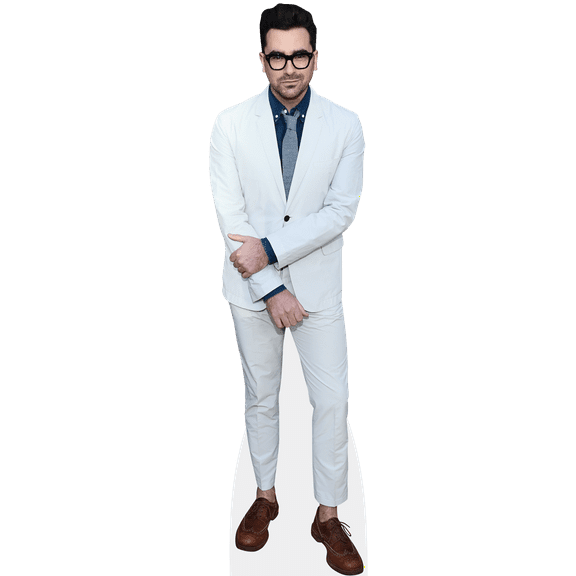 Dan Levy (White Suit) Mini Cardboard Cutout Standee