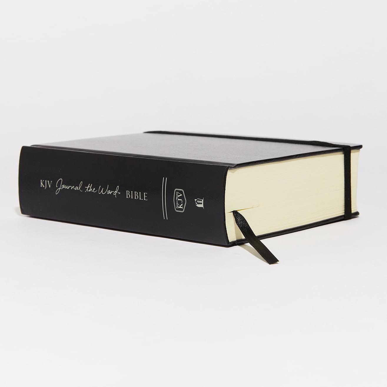 KJV, Journal the Word Bible, Large Print, Hardcover, Black, Red Letter Edition: Reflect, Journal, or Create Art Next to Your Favorite Verses (Large Print) (Hardcover)