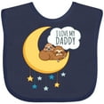 thumbnail image 3 of Inktastic I Love My Daddy Boys or Girls Baby Bib, 3 of 4