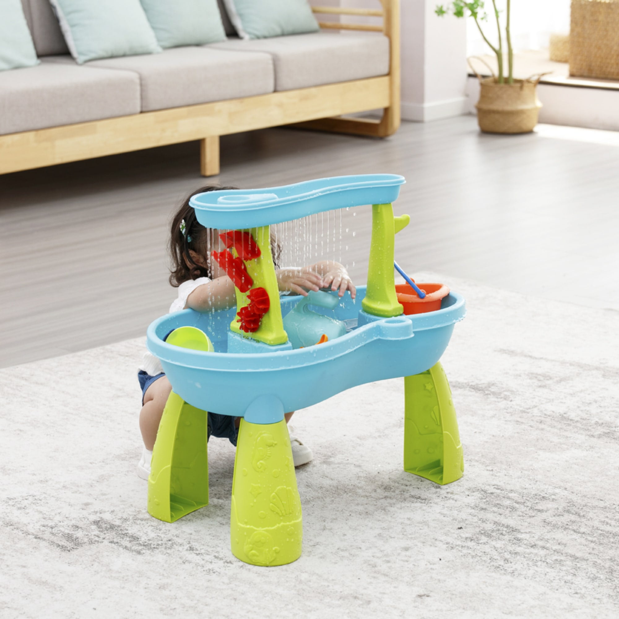 Trimate Toddler Sensory Sand and Water 2 Tier Table | Indoor & Outdoor Play Kids