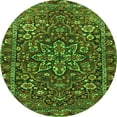 thumbnail image 1 of Ahgly Company Indoor Round Persian Green Traditional Area Rugs, 8' Round, 1 of 1