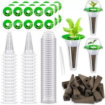 121pcs Seed Pods Kit for Aerogarden, Hydroponics Garden Accessories for Starting System Compatible with Hydroponics Supplies from All Brands