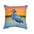 thumbnail image 3 of Betsy Drake Heron & Sunset No Cord Pillow 18x18, 3 of 3
