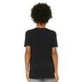 thumbnail image 3 of Bella Canvas Youth CVC Unisex Jersey Tee - Solid Black Blend - XL, 3 of 5