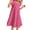 00-Red3340, variant on Lullu Girl's Polka Dots Short Sleeve Dress Summer Casual A Line Midi Dress, Sizes 6-15