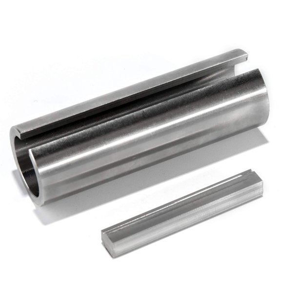 3mirrors Adaptateur de Manivelle en Acier Inoxydable Manivelle 3/4 Pouces à 1 Pouce Pouce avec Clé de Marche pour Moteur à Gaz Poulie de Prédateur de Manivelle