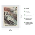 thumbnail image 2 of Mercedes Benz - Grand Prix of Berlin - Formula One Racing - Vintage Car Racing Poster by Hans Liska c.1954 - Japanese Unryu Rice Paper Art Print (Unframed) 12 x 16 in, 2 of 4