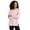 Light Pink, variant on RBX Active Women's Midweight Crewneck Luxe Athleisure Sweatshirt with Relaxed Fit
