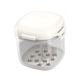 thumbnail image 3 of Denture Cleaner Case Bathing, Cleaning, and Soaking Soak Container False Storage White, 3 of 9