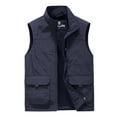 thumbnail image 2 of WAENQINLA Men's Summer Cargo Utility Vest Lightweight Multi Pockets Sleeveless Jacket Outdoor Vests for Fishing Travel Photo, 2 of 7