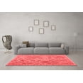 thumbnail image 3 of Ahgly Company Indoor Rectangle Abstract Red Contemporary Area Rugs, 8' x 12', 3 of 4