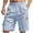 Light Blue, variant on Shorts Mens Summer Shorts for Men Men's Casual Shorts For Outdoor Leisure For Summer And Fall Lightweight Loose Fit Easy Care Machine Washable Classic Solid Design