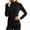&063-Black, variant on Women High Turtleneck Baselayer Tops Long Sleeve Built In Bra Pads Soft Thermal Shirts Solid Color Slim Daily Underwear