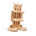 thumbnail image 5 of Wooden Rabbit Vertical Drinker Holder Water Bottle Stand Rack Adjustable Auto Dispenser Holder for Hamster Hedgehog Chinchillas Squirrel Rat 16.5cmx9cmx21cm, 5 of 9