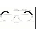 thumbnail image 2 of Reading Glasses, Semi-Rimless Frame +1.50 D, 2 of 2