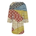 thumbnail image 5 of Women's Fleece Plush Robe Long Warm Plush Bathrobe Loungewear Jacket Printed Comfort Robe, 5 of 5